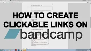 How To Create Clickable Links on Your Bandcamp Header (In Less Than 5 Minutes)