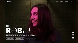 Website With Animated Text Effect Using HTML And CSS