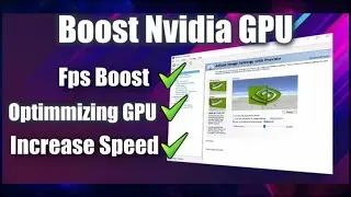 How to Optimize Nvidia Control Panel For GAMING & boost nvidia gpu | INCREASE SPEED