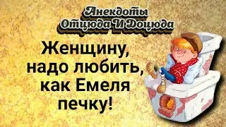 Анекдоты смешные до слёз! Женщину надо любить, как Емеля печку!