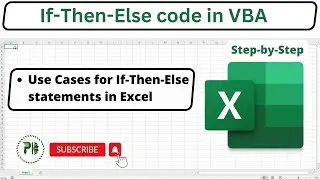 Excel VBA: IF-Then-Else Statement in Excel VBA | using If-Then-Else in VBA | Excel macros