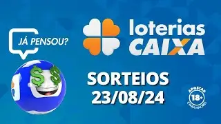 Loterias CAIXA: Quina, Lotofácil, Super Sete e mais 23/08/2024