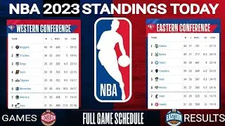NBA standings today ; NBA standings 2023 today ; NBA games today ; NBA standing today ; Lakers ; NBA
