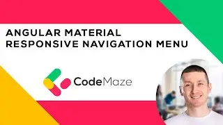 Angular Material Responsive Navigation Menu