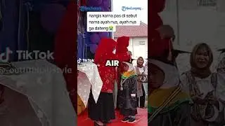 Viral Momen Mengharukan Bocah Menangis saat Acara Wisuda