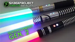 Saberproject Shop Serienschwert mit Crystal Focus Saber Core 10 - Generation 2