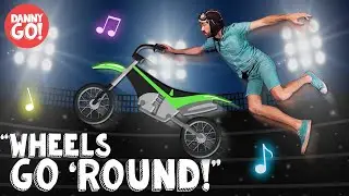 Wheels Go Round! 🚘 /// Danny Go! Wheels On The Bus (REMIX) Cartoons Rhymes For Kids