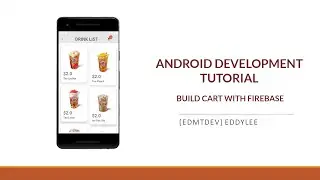 Android Development Tutorial - Build Cart with Firebase part #1