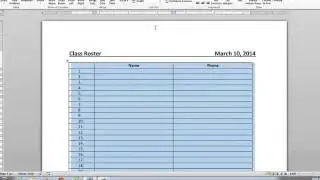 How to Make Invisible Table Borders on Microsoft Word : Microsoft Word Doc Tips