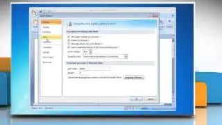 Word 2007: Manage AutoRecover settings : Windows® 7