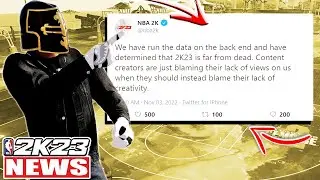 NBA 2K23 NEWS UPDATE - IS THE 2K COMMUNITY DEAD OR DO CONTENT CREATORS JUST LACK IMAGINATION?