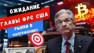 ОЖИДАНИЕ ГЛАВЫ ФРС США: РЫНКИ В НАПРЯЖЕНИИ!! 80% КРАТКОСРОЧНИКОВ В БИТКОИНЕ: УБЫТОК!!