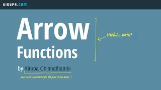 ES6: Arrow Functions (aka Fat Arrows)