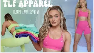 TLF APPAREL TRY ON HAUL & REVIEW | New Tempo Glow Collection, neon summer color activewear