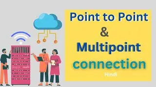 Point to Point and Multipoint connection in Computer Network | Types of Network connection in Hindi