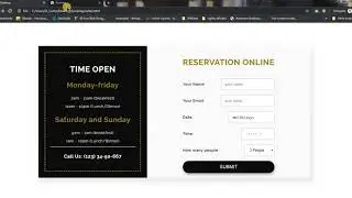 How to make booking form using html and css