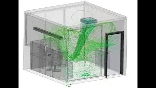 SOLIDWORKS Flow Simulation | HVAC analysis (Heating Ventilation and Air Conditioning) | Short |