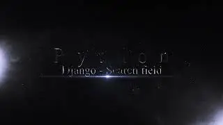 Python - Django - Search Bar