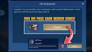 CLAIM FREE M5 PASS REDEEM CODES THIS SEPTEMBER 2024 | MLBB NEW REDEEMTION CODES
