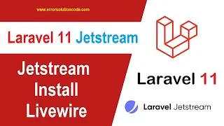 Laravel 11 Jetstream | Laravel Jetstream | Laravel Jetstream Tutorial | Laravel Jetstream Livewire