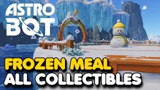 Astro Bot - Frozen Meal 100% Walkthrough (All Bots, Puzzle Pieces & Lost Galaxies)