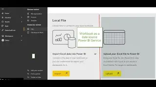 Import a workbook to Power BI Service