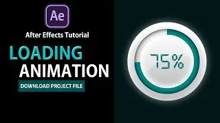 Loading Animation with Percentage Counter in After Effects - After Effects Tutorial