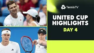 Swiatek & Hurkacz For Poland; Zverev & Kerber For Germany & More | United Cup 2024 Highlights Day 4