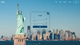 How To Make a Website With Login and Register Section | HTML CSS & JavaScript