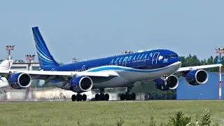 AZAL Азербайджанские Авиалинии А340 Большой самолет Airbus A340