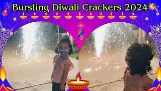 Diwali The Festival Of Lights|Happy Diwali 2024|Crackers Bursting Video|Bursting Diwali Crackers2024