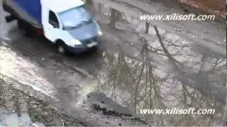 ЛОВУШКА ПОД ЛУЖОЙ!!! АВАРИЯ! Все наезжают и ломают свои машины! ЖЕСТЬ!