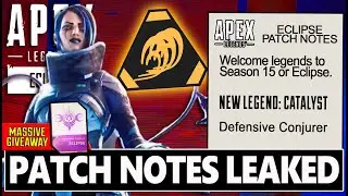 Apex Legends Season 15 Patch Notes LEAKED