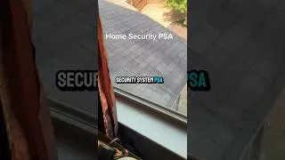 Home Security System PSA! People overlook this access point all the time! #homesecurity #security