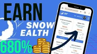 Earn Money From This New Platform | Snowealth New Earning Platform | Get Up To 680% Your Investment