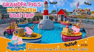 Grandpa Pig's Boat Trip | Halloween at PEPPA PIG WORLD (Oct 2024) [4K]