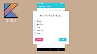 Dialog Fragment in Android [Kotlin 2020]