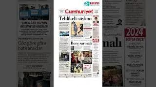 Cumhuriyet Gazetesi 1. Sayfa - 2 Ocak 2025