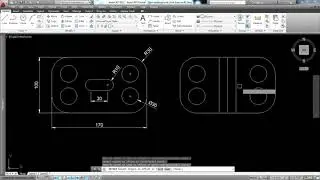 AutoCAD Tutorial: Draw rectangle and circle Exercise #2