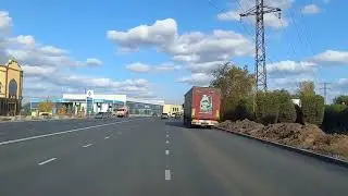 По новому асфальту. Шолохова. Уральск осень 2023