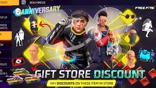 GIFT STORE 50 OFF FREEFIRE | FREEFIRE GIFT STORE 50% DISCOUNT | FREEFIRE NEW EVENT | FF NEW EVENT |