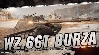 WZ.66T BURZA НОВЫЙ ПРЕМ ПОЛЬСКАЯ ПТ 🔴 75К ОПЫТА САМИ НЕ НАБЬЮТСЯ 🔴 МИР ТАНКОВ