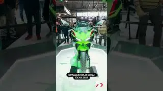 The Kawasaki Ninja 500 in 💚&🖤 at 