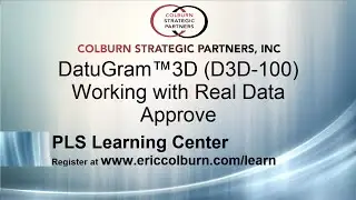 DatuGram™3D (D3D-100) Working With Real Data Exercise 4-Approve