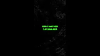 Notion Hack: QUICKLY Generate Databases 📩