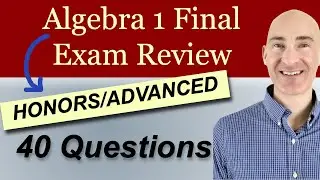 Algebra 1 Final Exam Review (Honors Advanced)