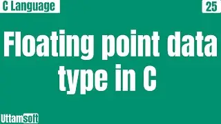 floating point data type in c | ranges of | size of | format specifier of | Hindi