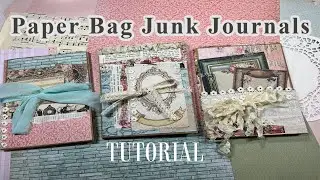 Paper Bag Junk Journals *Vintage* | TUTORIAL