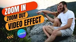 How to create Zoom In and Zoom Out Effect In Canva | How to control Video speed In Canva