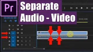 How to Separate Audio From Video in Premiere Pro | Beginners Tutorial | 2021